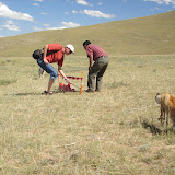 323 Aug 2006 leaving Orkhon Khurkhree waterfall, Mongolia roadside archery.JPG