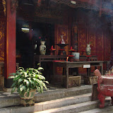 Hanoi. The entrance to one of many temples.