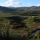 Some of the many rice
paddies in the highlands.