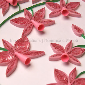 Orchid (closeup). Quilling