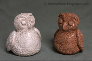 Owls. Salt and Pepper Shakers
