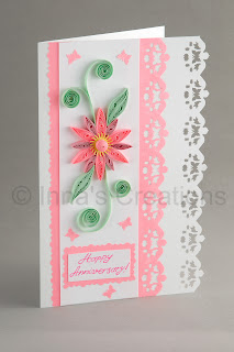 Elegant Wedding Anniversary Cards with Quilling
