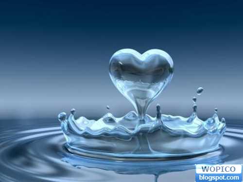 water drop. water drop. Heart Water Drop