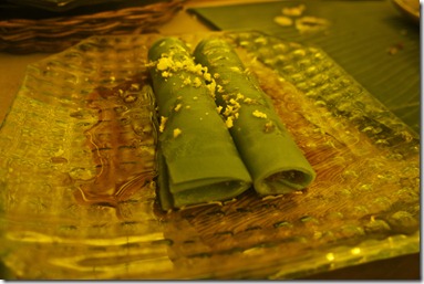 Pandanus Crepe with Coconut