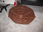 The shell with the felt attached