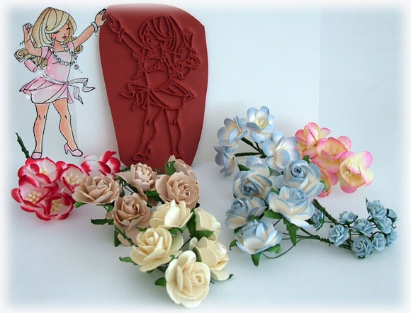 Bev at All the Things I love has a New Whiff of Joy stamp as candy