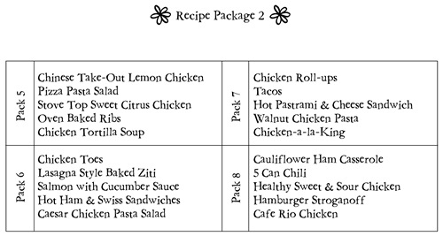 recipe package 2