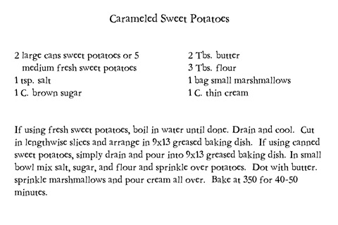 Carameled Sweet Potatoes