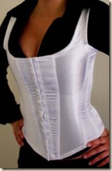 Plus Size White Corset CS-799-CORSET F