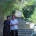 (2001) Gašparina and her friend posing on the stairs leading to the upper village