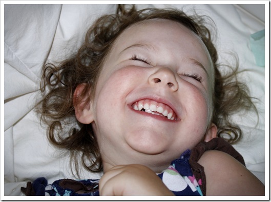 Ali laughing