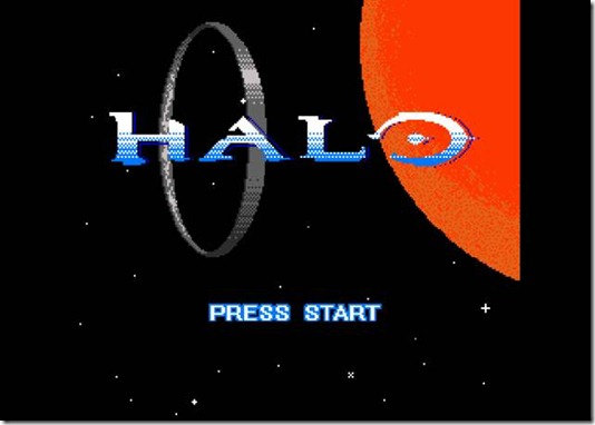Pixel Force Halo 8 bit demake freeware game (1)