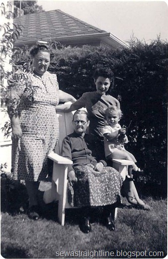 grandma couch, grandma McGary, Grandma Helen Jewett, Gary apx 1943