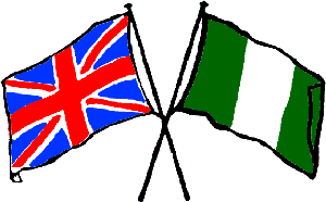 UK   Nigeria flags