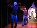 Spike Rhee's 'Get on the Bus' (2002). Harold Byun, Greg Watanabe, Michael Chih Ming Hornbuckle, and Pearl Wong. Photo by Pamela Wu.