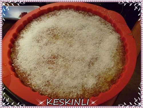 *** PORTAKAL SERBETLI KEK TARIFI SILIKON TART KALIBINDA ***