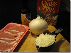 french onion pork chop skillet 002