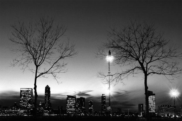 Across-the-Hudson-Night-black-and-white