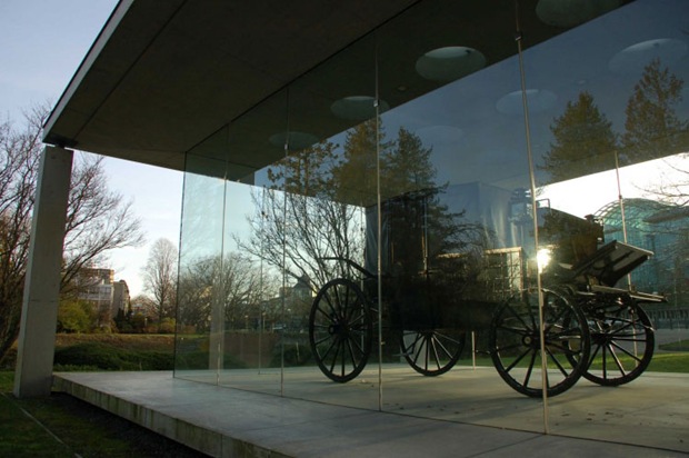 Millennial Time Machine: A Landau Carriage Converted to a Camera Obscura, 2003