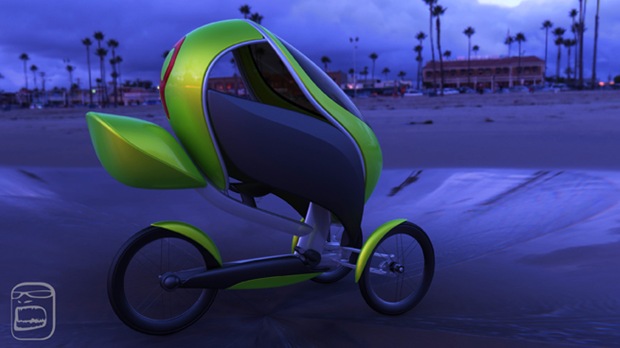 TrikE: Three Wheeled Modern Electric Urban Bike