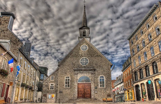 HDR Architecture Photography of Quebec City, Canada