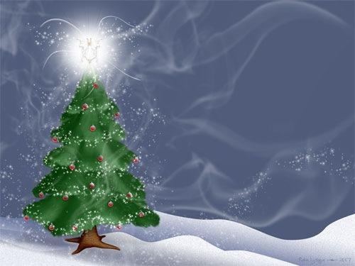 Christmas Tree and Light
