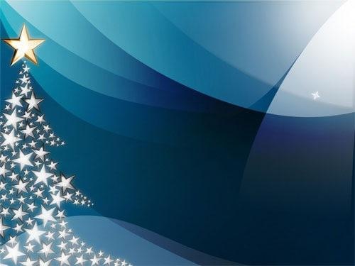 Christmas Tree With Stars Wallpaper Christmas Tree With Stars Wallpaper