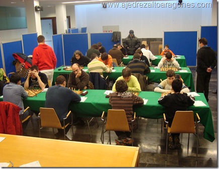 Foto de la sala de juego de los cuartos de Final de la Copa Delegación Oscense 2010