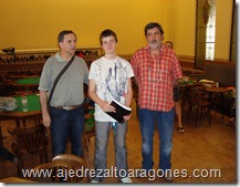 Su hermano Carlos, como 4º clasificado.