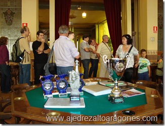 Trofeos y premios que se repartieron.