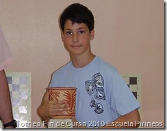 Torneo Fin de Curso 2010 Escuela Pirineos. Campeón Carlos De La Losa