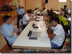 Del Rey antes de comenzar su partida contra Jesús Barón en la 1ª mesa.