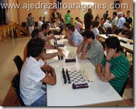 Las primeras mesas del torneo.