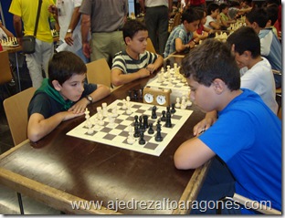 Jorge Ballarín en una de sus partidas Jorge Ballarín en una de sus partidas