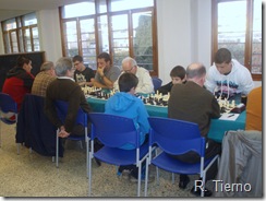 PROVINCIAL 8ª RONDA . Vista de la sala de juego.