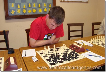 Justin Horton, el nuevo campeón provincial individual de Huesca 2010.