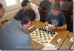 Jorge Mancho, primero  en categoría Juvenil.