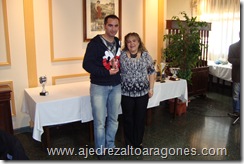Pablo Maza, subcampeón provincial individual de ajedrez relámpago de Huesca