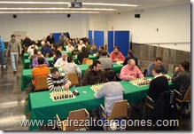 Vista general de la sala de juego antes de comenzar la 1ª ronda.
