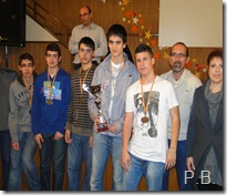 Binéfar campeones infantil-cadete
