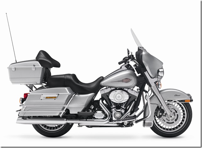 2011, Touring, FLHTC, Electra Glide Classic, INTERNATIONAL ONLY, right broadside