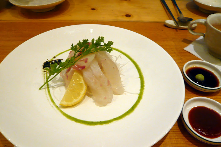 i recommend the porridge the halibut is nice