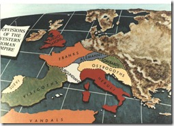 térkép - Ny-Római birodalom