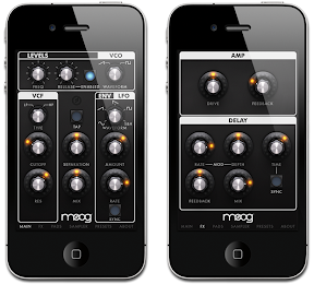 Moog Filtatron iPhone app screenshot