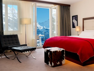 modern ski chalet switzerland interior design rustic contemporary hotel