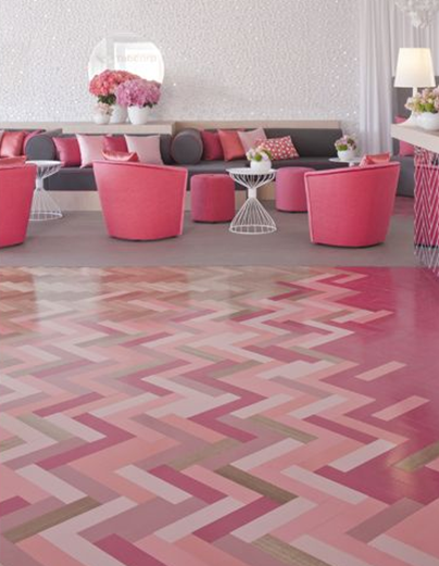 pink herringbone tabcor australia interior design decor