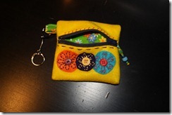 Yellow coin purse 002