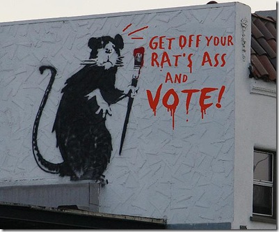 Banksy Vote.melfeasance.flickr