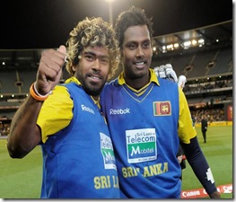 Angelo mathews & malinga