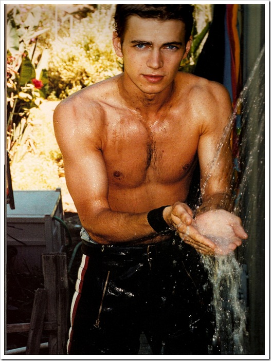 Hayden Christensen hot shirtless